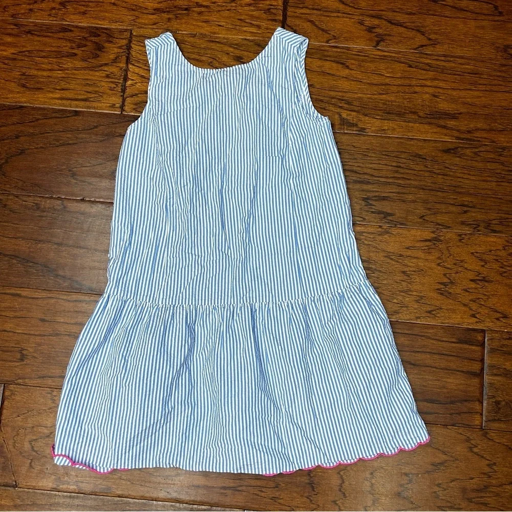 J. Crew Factory girls seersucker dress‎